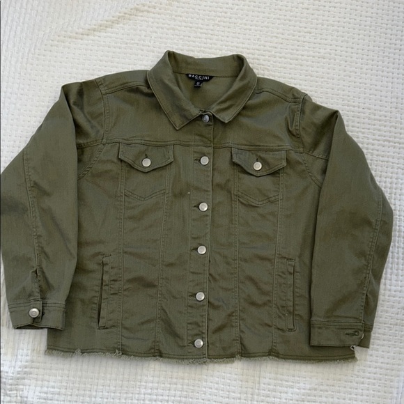 Baccini Olive Utility Jacket for Women - Picture 1 of 12